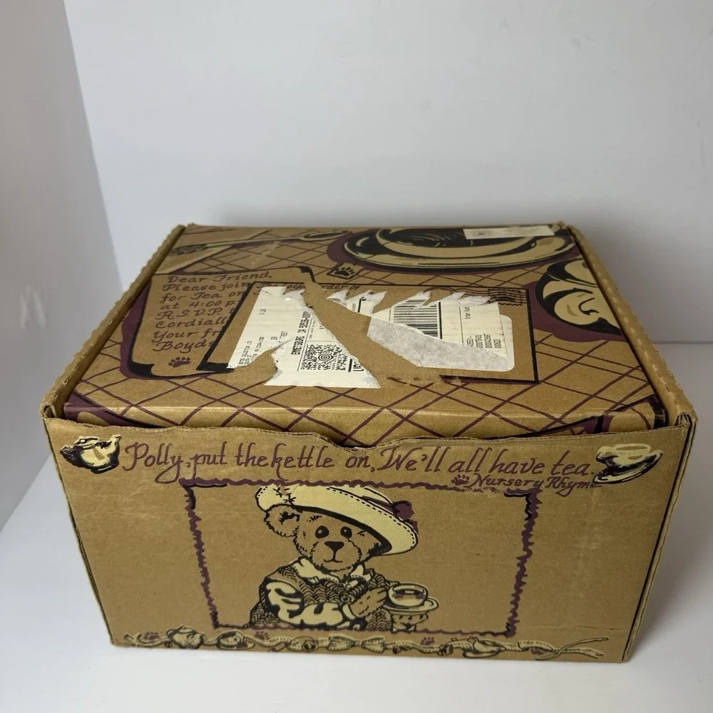 Boyds Bears Catherine and Caitlin Berriweather‎ /Fine cup of tea set 02000-21